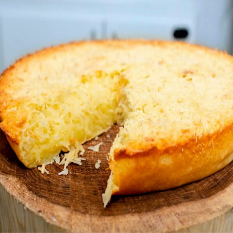 Receita - Bolo de Fubá Cremoso