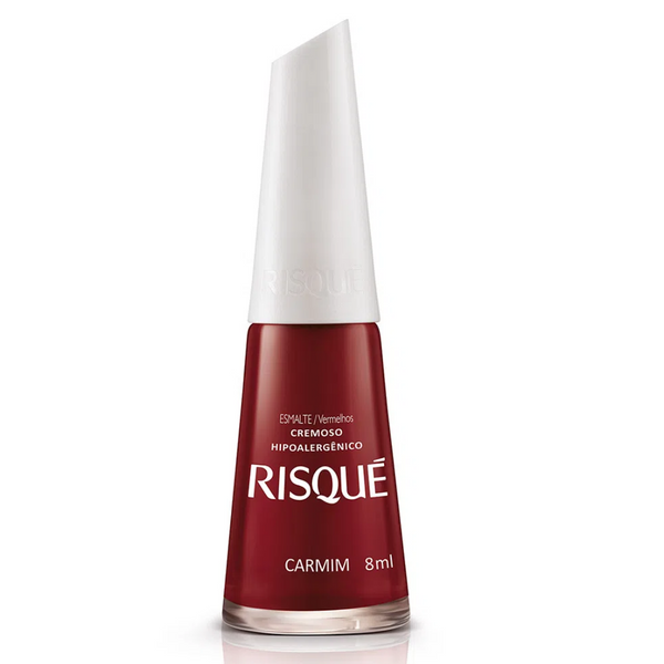 Esmalte Vermelho Cremoso Carmim